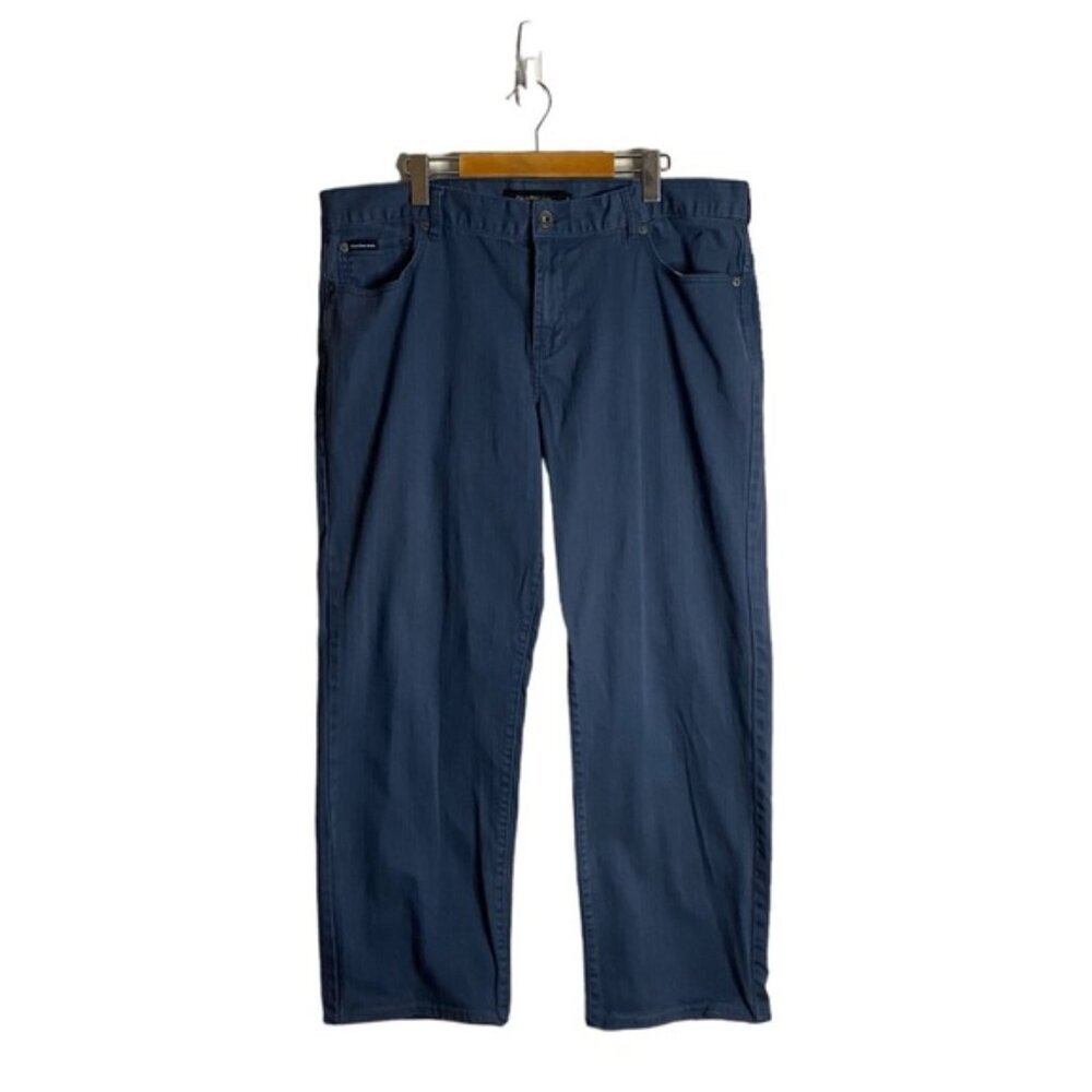 Calvin Klein Jeans Men's Blue Straight Leg Denim Jeans